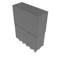 Samtec ESQ-105-58-L-D Sockets Elevated Socket Strip