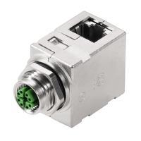 Weidmuller 1400610000 DIN Rail Terminal Blocks IE-AD-M12XRJ45-90