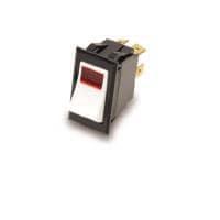 Carling Technologies TIGK54-1S-RD-B Rocker Switches TIGK541SRDB