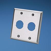Panduit IAEFP2-2G Faceplate Frame IndustrialNet Stainless Steel Faceplate,