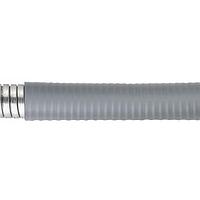 HellermannTyton LTP32G-25M Spiral Wraps HelaGuard Spiral Metallic Conduit, Flexible, 1.0" (32mm) Dia, GS/PVC, Gray, 82ft/Reel