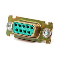 Cinch DEMAMR9S Receptacle DSUB 9F CRIMP R G50 ZINC