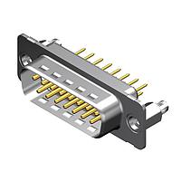 Molex / FCT 173109-0426 D-Sub Connectors - Standard Density FCT DSUB STR PC PLG 15 PN W/SNAPIN