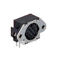 Hirose Electric HR212-10R-8SDL(71) Standard Circular Connector 8P RECEPTACLE T/H R/A DIP FEMALE TERM