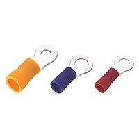 KS Terminals DRV10-2.5 Butted Seam Vinyl, DIN 46237 Ring, 16-14 AWG, 3/8"