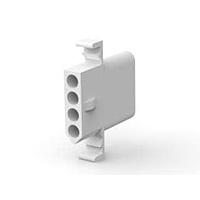 AMP Connectors - TE Connectivity 770076-1 Receptacle Housings RECPT 4P DETENT LOCK in-line