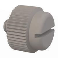 Essentra Components 50M040070T003 Slotted Thumb Screw Slotted Thumb Screw, M4 X .7 Thread, 3mm Lg