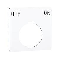 Square D 9001KN145WP Legend PSH BTTN LEGEND PLATE 30MM, Type K