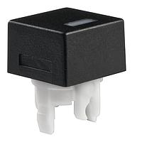 NKK Switches AT4052AB Button .291" SQ SPT ILL CAP