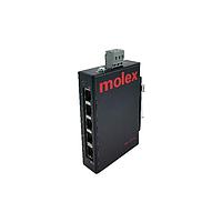 Molex 112036-1000 Unmanaged Ethernet Switches IP20 Ethernet SWC UM;5RJ45;FE
