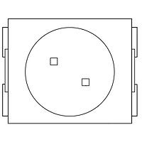 VCC CMD67-21SRC-100 Single Color LEDs RED WATER CLEAR