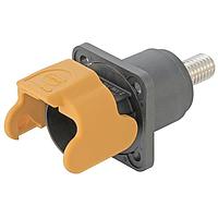 HARTING 09930010321 Housings Han S Bulkhead Mount Housing black M20 w/ male contact M8