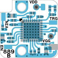 Quantic X-Microwave XR-B1W3-0404D-SP Bias Controller Active Bias Controller, HMC920LP5E [PCB: 889]Spring Pins