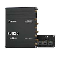 Teltonika RUTC50200000 Routers 5G router, dual-band Wi-Fi 6.Cellular speeds of up to3.4 Gbps. Increased processing capacity for edge computing applications. SA and NSA 5G, 4G (Cat 20) and 3G. Regions: EMEA, APAC, Brazil. European power supply unit.