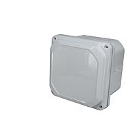 Bud Industries DPS-28707 NEMA/IP Rated Gray screwed cover IP68 N6P PC Enlc with Adj. panel height (7 x 7 x 5.7)