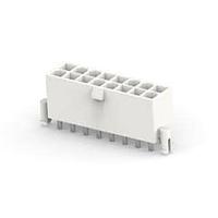 AMP Connectors - TE Connectivity 1-2029265-6 Plug 16P VRT HDR W/PGS GLOW WIRE