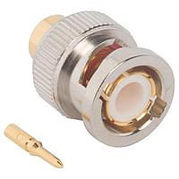 Amphenol RF 112710 Connectors BNC STRAIGHT SOLDER PLUG .250 SEMI RIGID