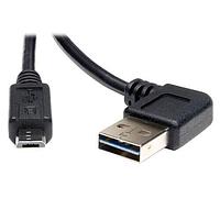 Tripp Lite UR050-003-RA USB 2.0 3' USB 2.0 UniRvrCbl Right M/MicroMale