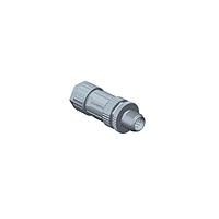 Amphenol LTW MSBP-04BMMA-SL8001 Straight M Series Sensor Connector, M12, B Code, Plastic, 4A, 04 pins, Male Connector, Male Contact, Straight, Screw Thread, Solder, Field Installable, F4.5 - F6.5mm, IP68