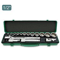 TOPTUL GCAD4002 40PCS 1/4inch & 3/8inch DR. Socket Set (METRIC & SAE)
