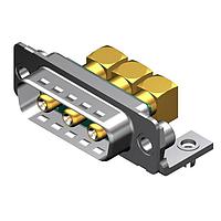 Molex / FCT 173107-1014 Mixed Contact D-Sub Connectors FCT ML DSUB RA PC PLG 3W3 W/CLINCH