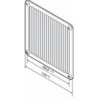 ebm-papst LZ60 Filter Fan Filter for 4000/9000 Series, Stainless Steel Wire Mesh Filter