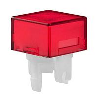 NKK Switches AT4166CB Button SQ RED LENS/WHT DIFF