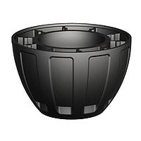 Banner Engineering SA-M30 LED Mounting Hardware SA-M30 Steamlined Black Acetal Stand-Off Pipe Adapter/Cover with M30 x 1.5 Threads for use with K70 and K90 EZ-Light