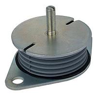 Taica SF-30 (SUS) Vibration Insulator Silicone Mount, Vibration Insulator w/EPDM, SUS304, 100-140 Load (kg/4 Points)