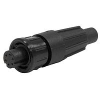 CONXALL 16980-6SG-518 Standard Circular Connector Micro-Con-X Cable End, 6-pin #26, Female, Crimp, Bulk
