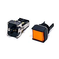 Omron Automation and Safety A165L-AYM-T1-2 With Guard IL PB SQ YEL 110VDC DPDT Pushbutton