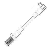 Molex 89761-6772 RF Cable Assemblies MCX RA PLG/SMA BHJK 18"CBL ASSY RG316