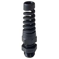 Essentra Components CGS-PG16-1-BK Spiral PG16 cable gland w/spiral