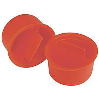 Essentra Components 10418 Pull-Tab 0.886"-1.004"Center Pull Plug:LDPE Red