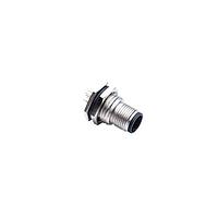 Amphenol LTW MSAS-17PMMP-SF8002 Sensor Cables / Actuator Cables M Series Sensor Connector, M12, A Code, Metal, 1.5A, 17 pins, Male Connector, Male Contact, Hexagonal, M16*1.5, Screw Thread, PCB 180 , Receptacle, Front Fastened, Panel Thickness 4.5, IP68