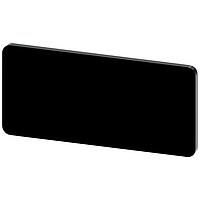 SIEMENS 3SU19000AC160AA0 Labeling Plate INSCR. PLATE, BLACK 12.5 X 27MM, BLANK