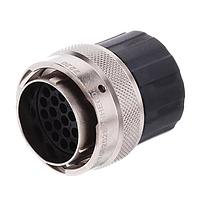 Amphenol SINE Systems RT062028PNHEC03R Connectors Plug, 28 Position, Male, Shell Size 20, Silicone Seal, and End Cap with Reduced Diameter Individual Wire Sealing, Range 14 - 24AWG