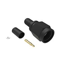 Amphenol RF 132443-BC Connectors SMA   ST CBL-PLG F/H CRM BLACK