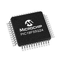 Microchip Technology PIC18F55Q24-E/PT Microcontrollers 32KB Flash, 2KB RAM, 512bytes EEPROM, MVIO, 10b ADC2, 8b DAC, ACP, Comp, PWM,