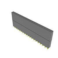 Samtec ESW-118-33-G-S Stackthrough .100" Elevated Socket Strip