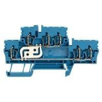 Weidmuller 1924480000 DIN Rail Terminal Blocks ZDK 2.5/3AN V BL