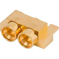 Amphenol SV Microwave 9311-60033 Multi-Port Connectors SMP Male Edge Launch Connector 2 Port SB