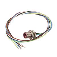 Amphenol CONEC 43-01025 Connectors MALE-HGH TEMP RES SKT W/WIRES FRNT MNT