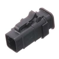 Amphenol SINE Systems ATM06-6S-SR01BK Connectors 6-Way Plug, Socket, Strain Relief Endcap, Black Body