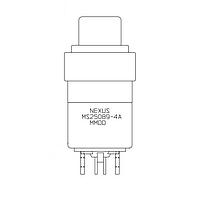 Amphenol Nexus Technologies NX304AB1B Sealed Switch only Black