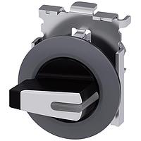 SIEMENS 3SU10622FF600AA0 Short Handle Selector switch. O-I. white