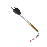 Banner Engineering BTA23S Fiber Optic Sensors Diffuse Mode Bifurcated Glass Fiber 36 long; 0.125 dia. Bundle; Stainless Steel Sheath; Threaded & angled sensing tip