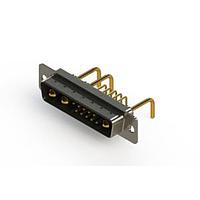 EDAC 629-13W3250-1N1 Mixed Contact D-Sub Connectors Right-angle Power Combo D-Sub Connector