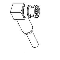 Amphenol RF 031-33485-24 Connectors BNC Triax RightAngle Crimp Plug