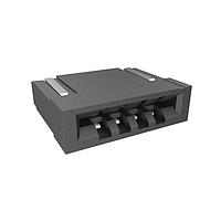 Amphenol FCI HFW4R-2STE1H1LF Headers 1.00mm Flex Connector, HFW-R series, 4 Position, Top Side Contact, Side Entry Surface Mount Non-ZIF Connector, Tin plated Terminals, Halogen free.